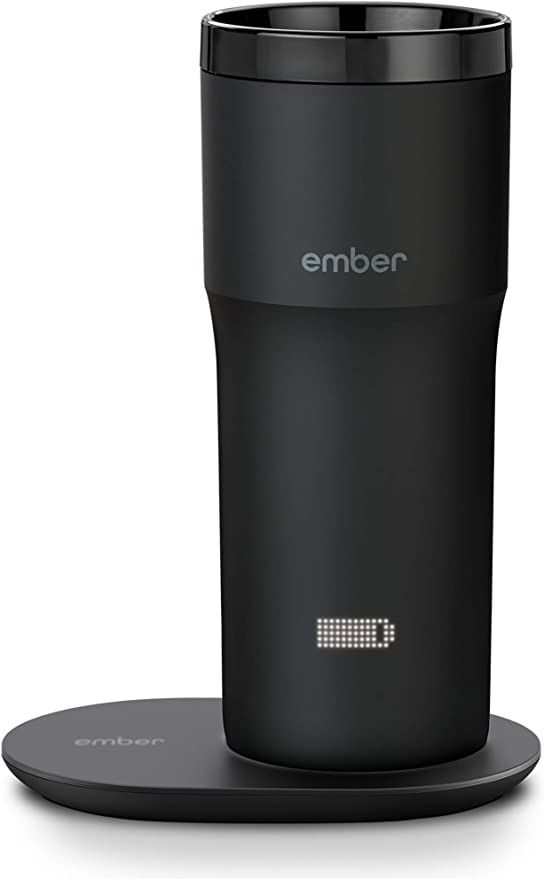 Ember Temperature Control Travel Mug 2, 12 oz, Black, 3-hr Battery Life - App Controlled Heated C... | Amazon (US)