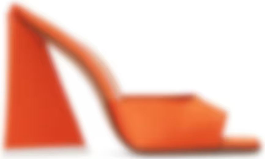 SSENSE Exclusive Orange Devon Mules | SSENSE