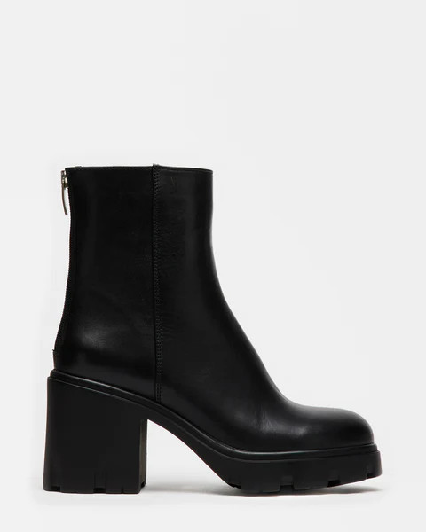 GOUCHO BLACK LEATHER | Steve Madden (US)