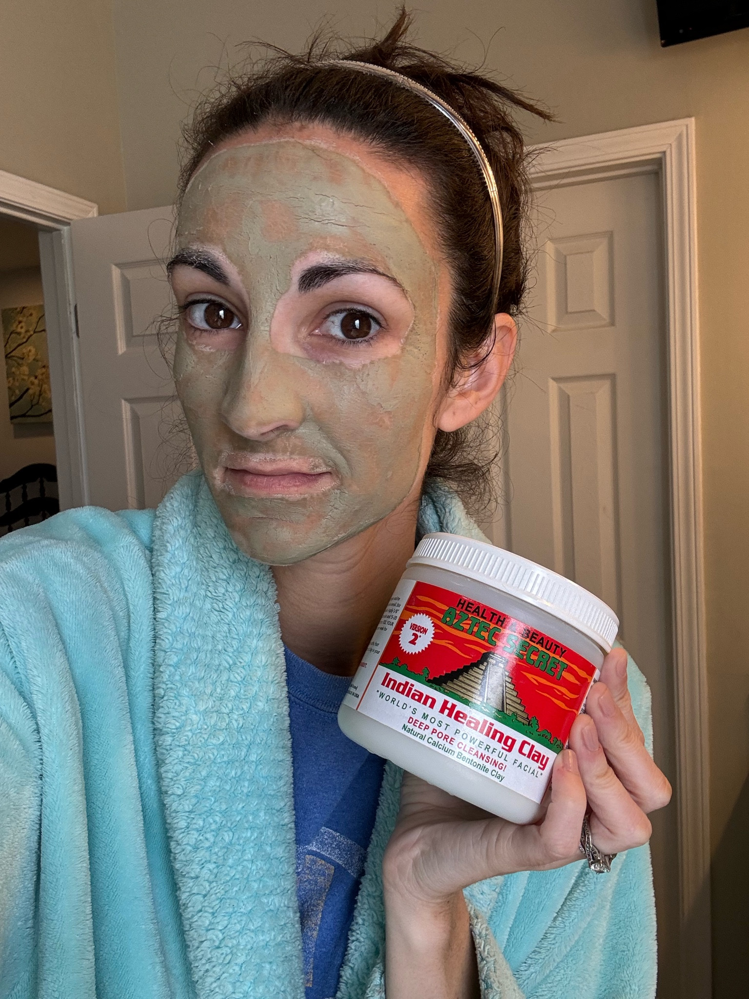 Getting ready for girls night with a clay tightening mask! These things are intense! 

#LTKBeauty #LTKGiftGuide #LTKStyleTip