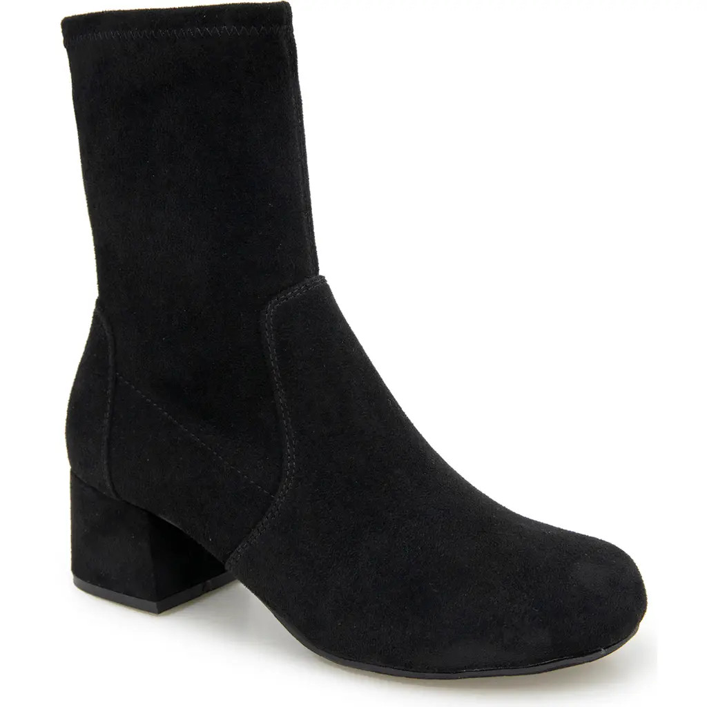 Kensie Rachel Block Heel Bootie in Black at Nordstrom Rack, Size 9.5 | Nordstrom Rack