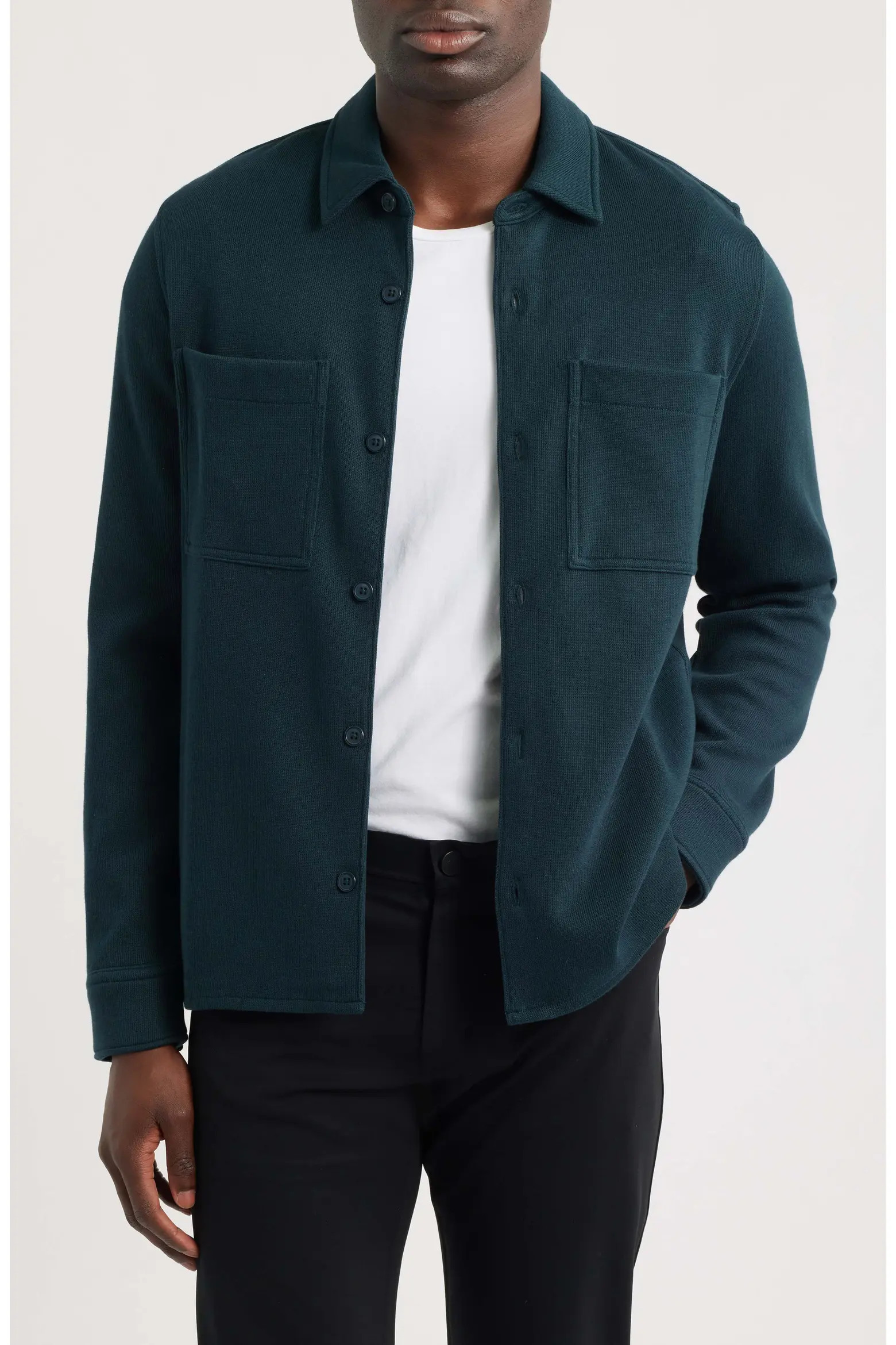 French Rib Shirt Jacket (Men) | Nordstrom | Nordstrom