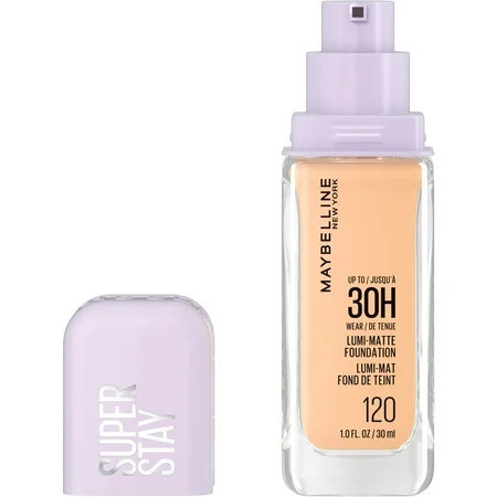Maybelline Super Stay Lumi-Matte Foundation Makeup, 120, 1 fl oz | Walmart (US)