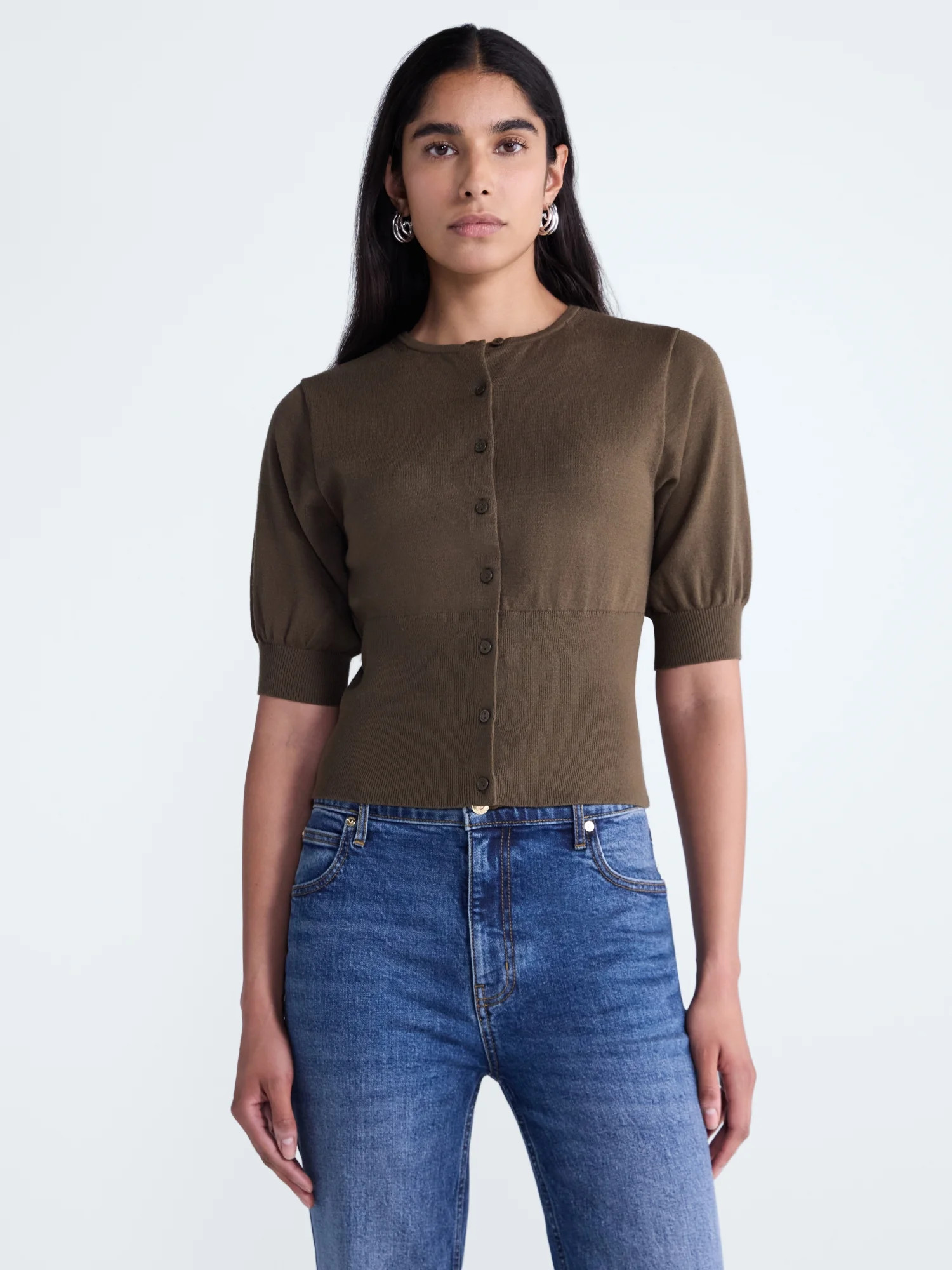 Scoop Women's and Women's Plus Ribbed Cardigan Sweater, Sizes XS-4X | Walmart (US)
