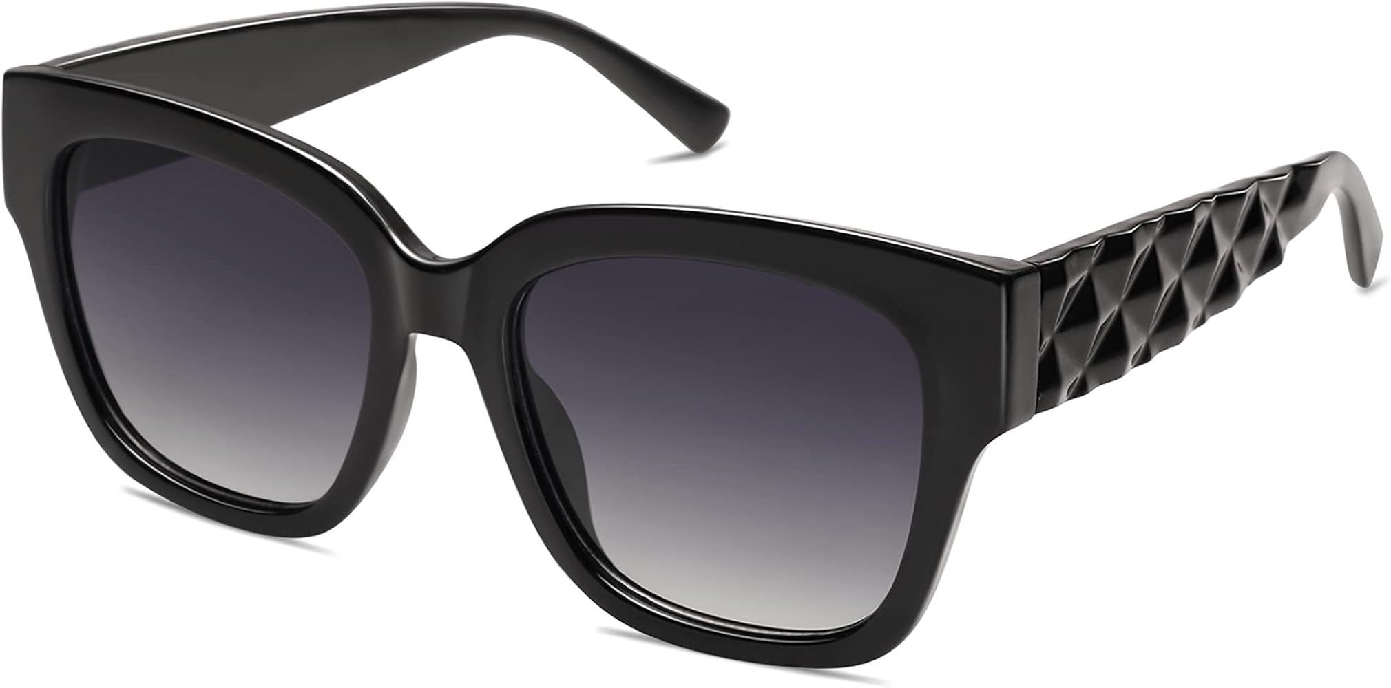 SOJOS Trendy Polarized Square Sunglasses Womens,Retro Oversized Women Thick Sun Glasses SJ2217 | Amazon (US)