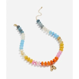 BEADED BUBBLE LETTER NECKLACE | Sportsgirl