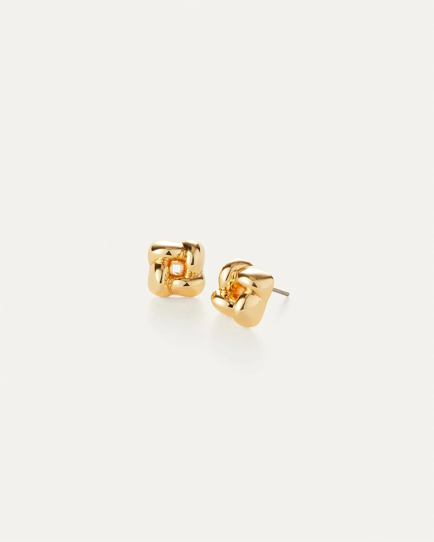 Mini Woven Square Earrings | Jenny Bird (US)