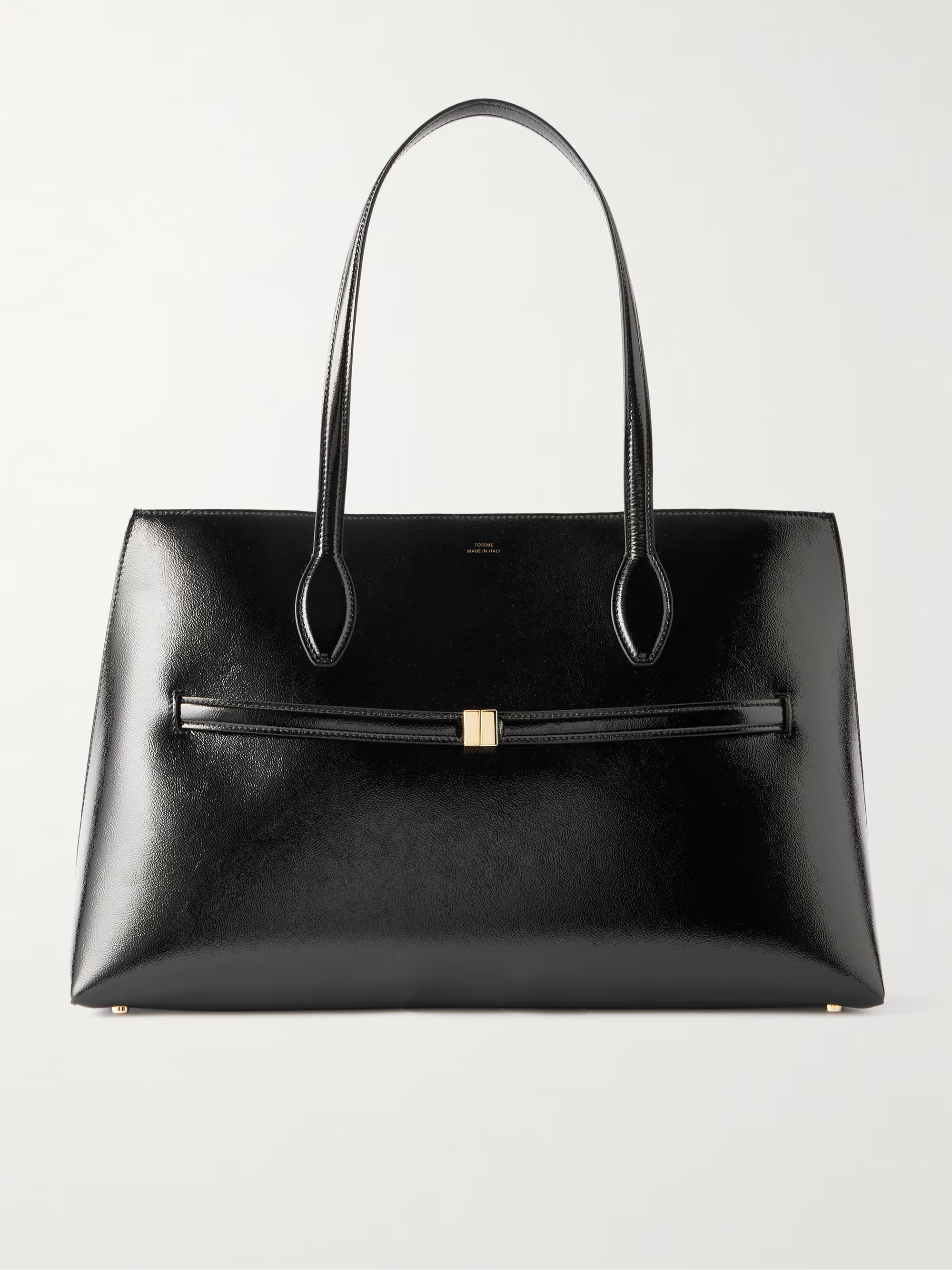 Naplack crinkled patent-leather tote | NET-A-PORTER (UK & EU)