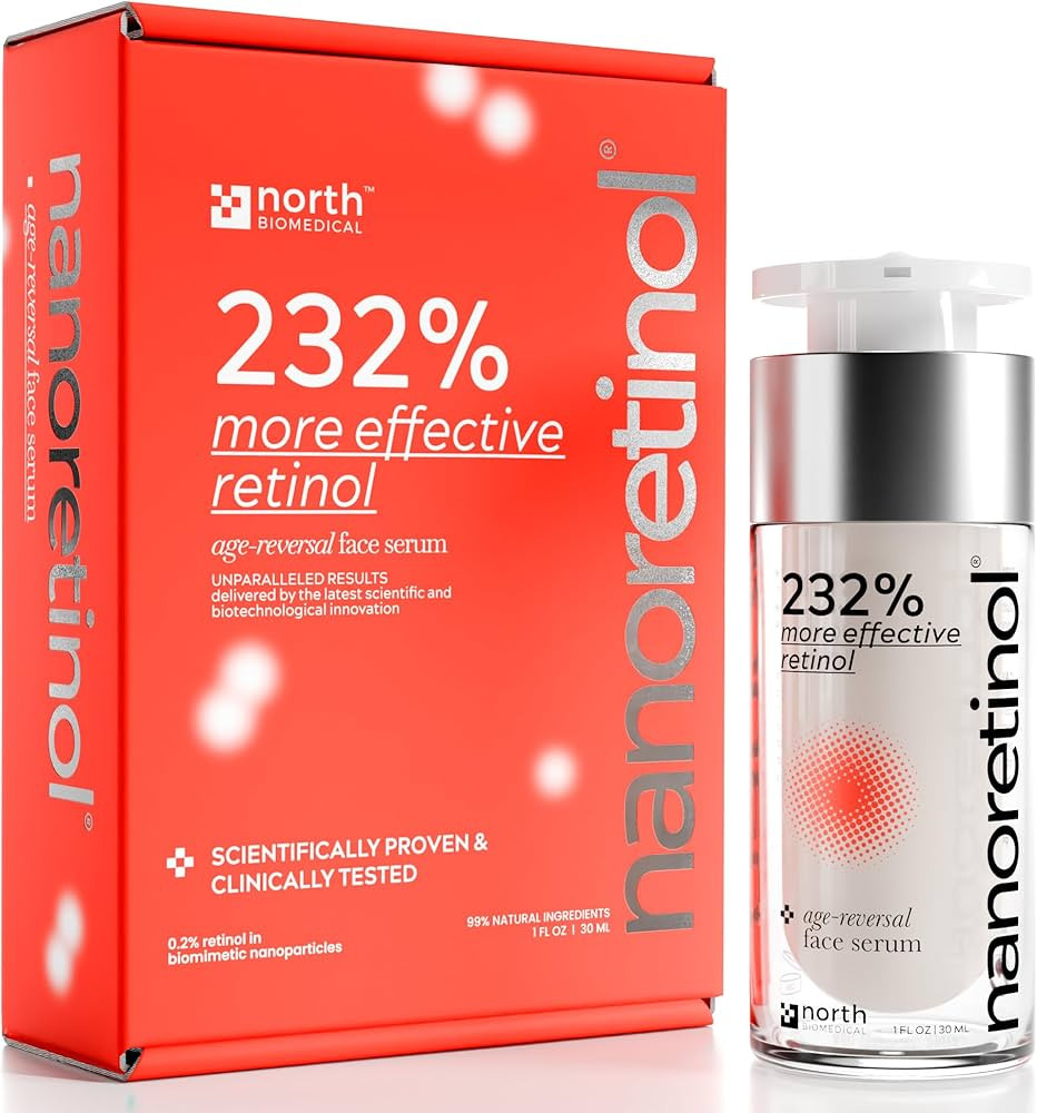 NANORETINOL, the Retinol Serum 232% more Effective - Clinically Proven - Encapsulated Nano Retino... | Amazon (US)