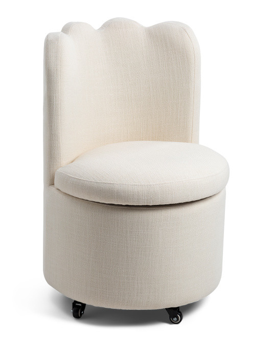 Vanity Chair With Storage And Casters | Kitchen & Dining Room | Marshalls | Marshalls