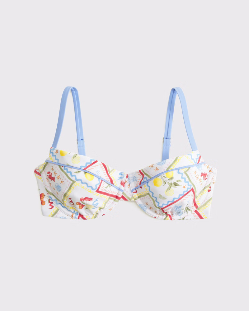 Curve Love Balconette Underwire Bikini Top | Abercrombie & Fitch (US)
