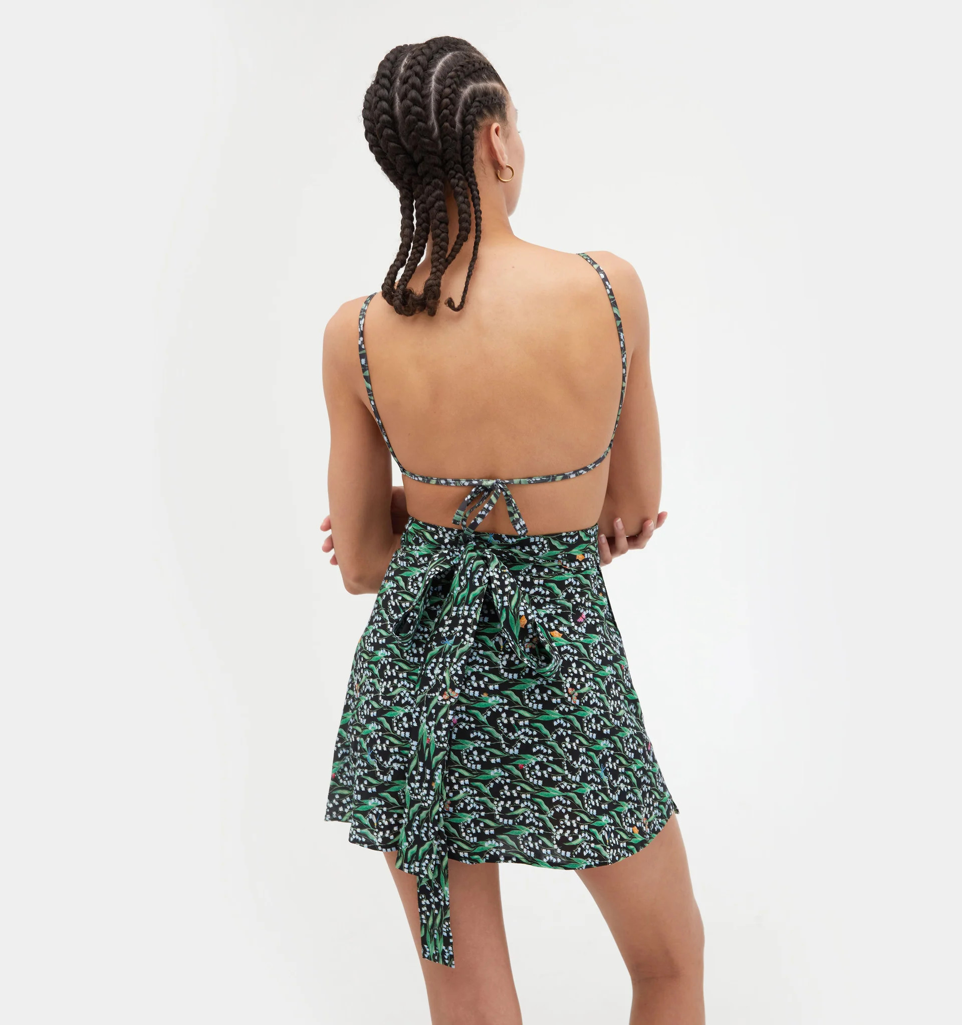 The Mini Ballet Pareo - Black Lily of the Valley | Hill House Home US