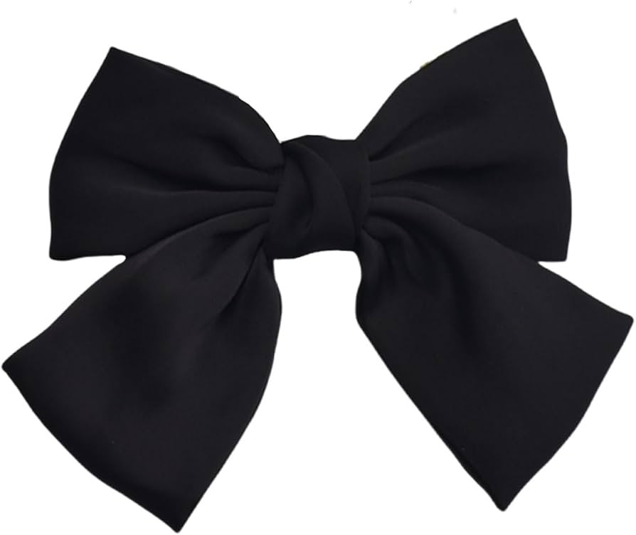 SEVENHEAD Bow Hair Clips Black Spring Hair Clip 1 Pack Barrettes Large Big Oversized Knot Bowknot... | Amazon (US)