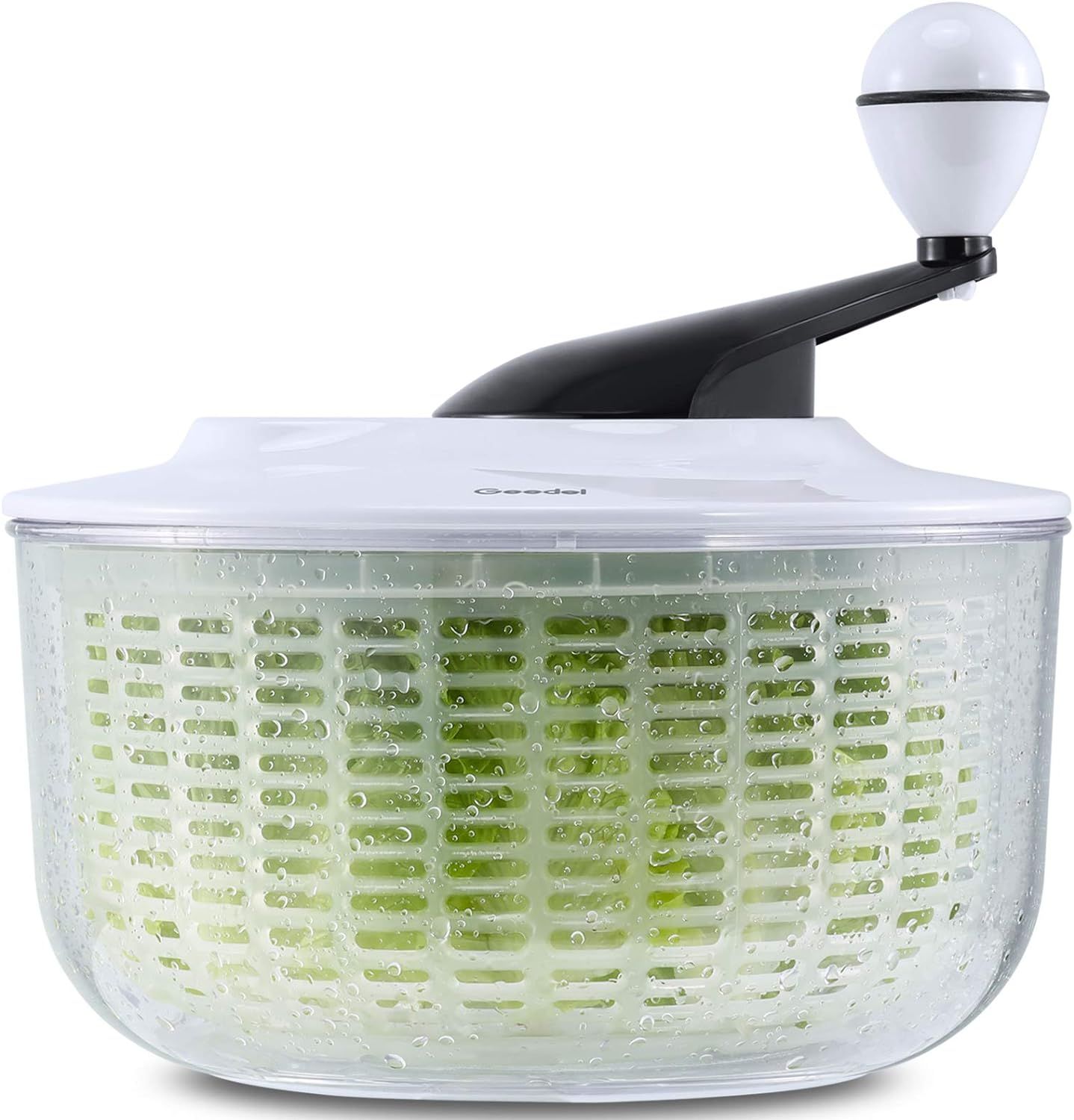 Large 5L Salad Spinner, Lettuce Spinner Quick Dryer Easy to Clean, Dishwasher Safe Salad Washer D... | Amazon (US)