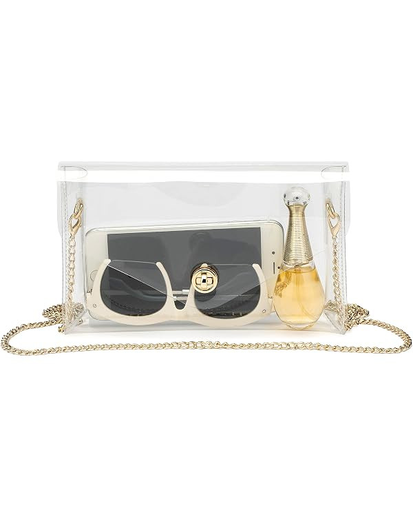 Vorspack Clear Purse for Women Clear Crossbody Bag Cute for Sports Concert Prom Party Present | Amazon (US)