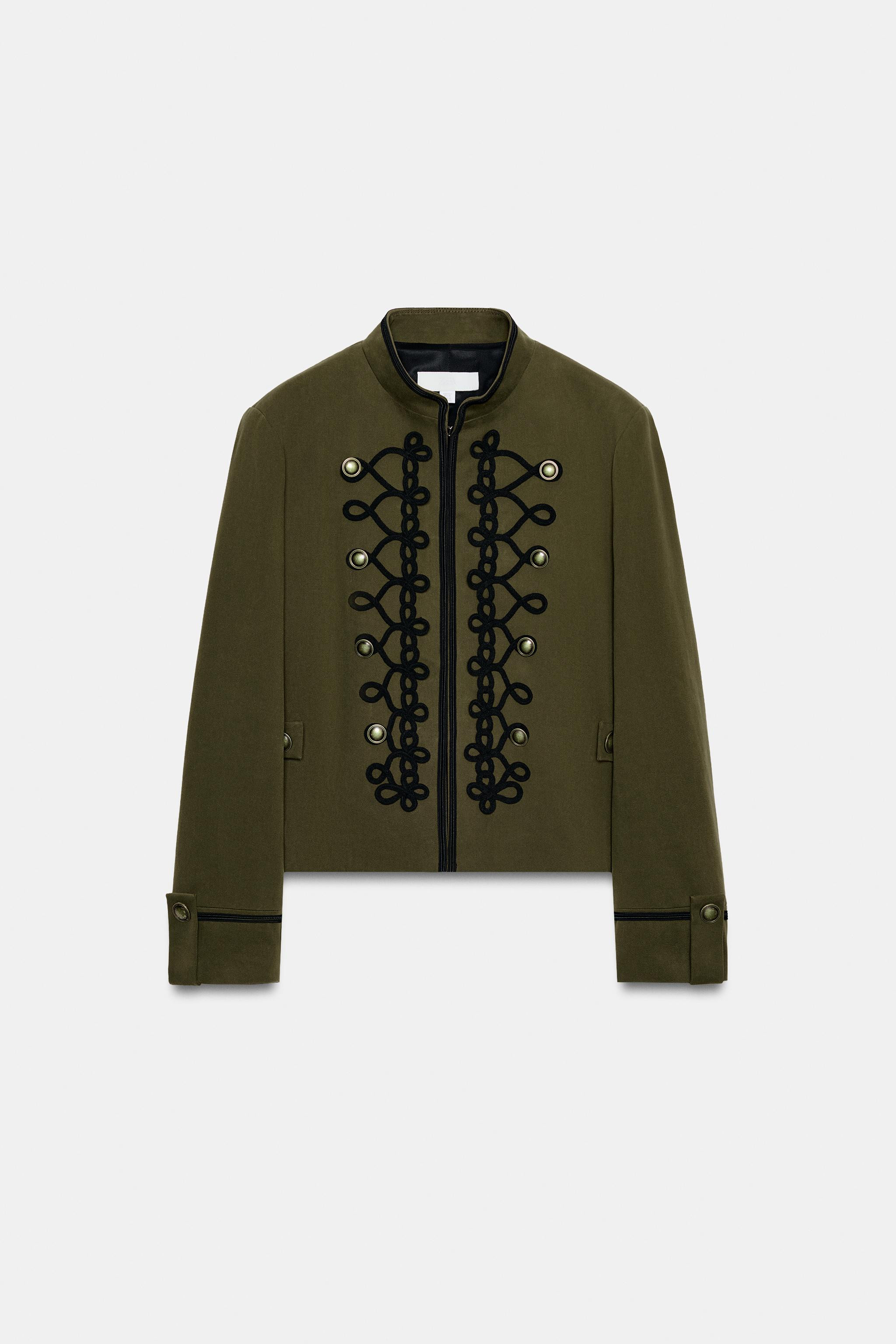 BLAZER WITH EPAULETS AND FIREMAN CLASP | Zara US