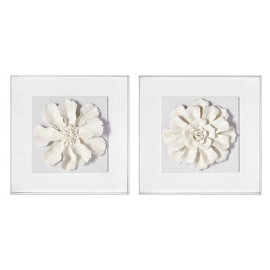 Bisque Flower 1 And 2 | Z Gallerie