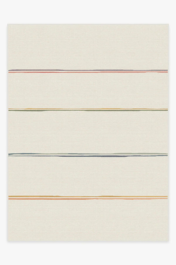 The Home Edit Stella Ivory Rainbow Rug | Ruggable | Ruggable