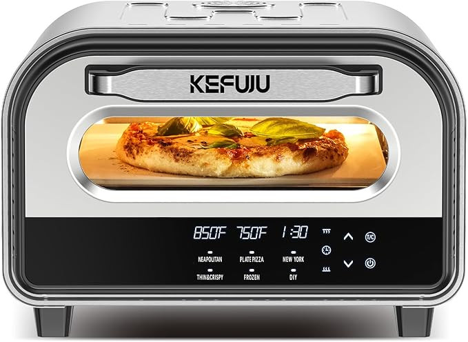 Pizza Oven Indoor,pizza maker,Makes 12 Inch Pizzas in 90s at 850°F,Countertop Electric Pizza Ove... | Amazon (US)