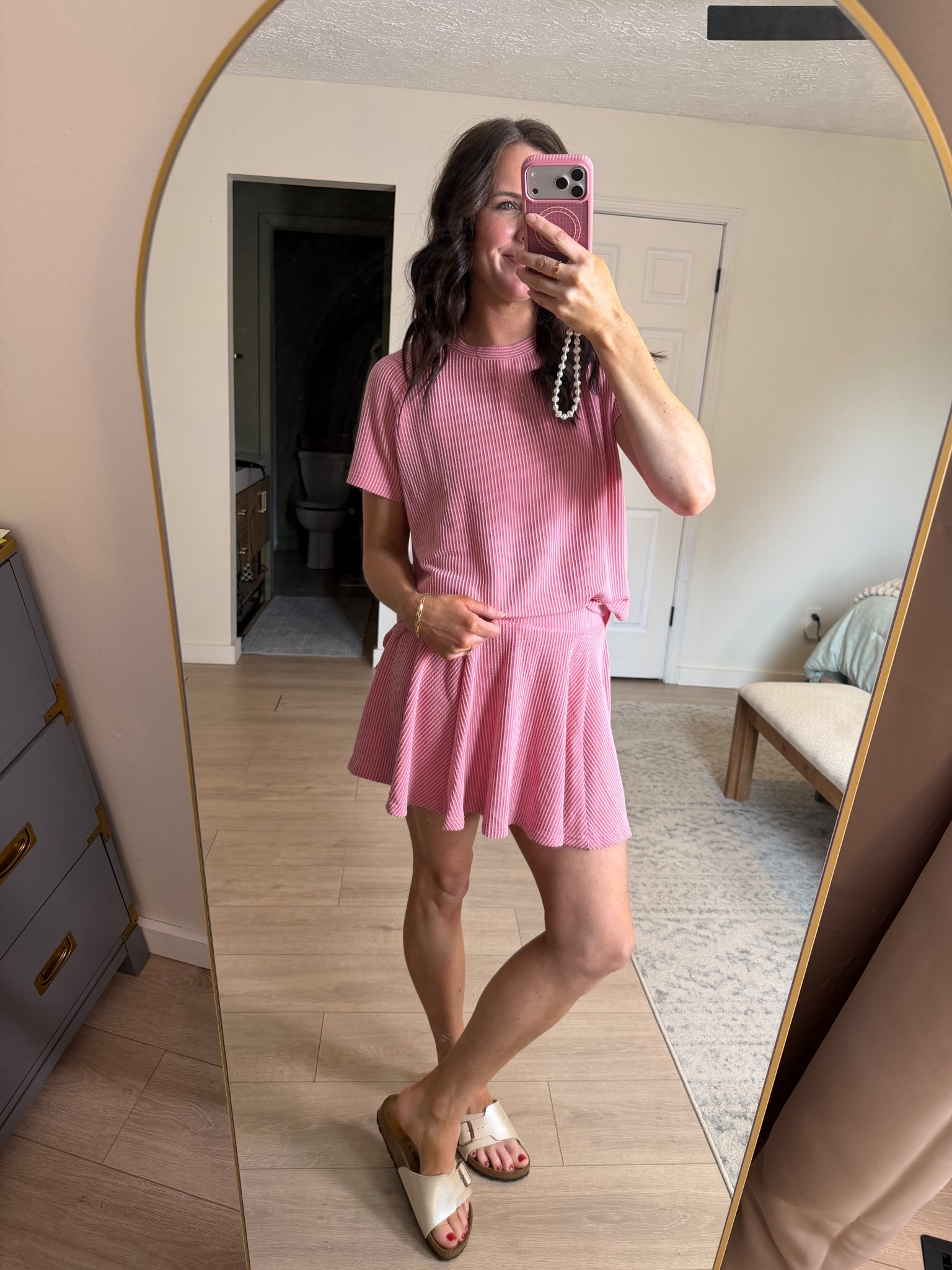 I can not get over this adorable two piece ribbed skort matching set. So affordable from Amazon. 
True to size
5’8 M

#LTKTall #LTKootd #LTKSaleAlert