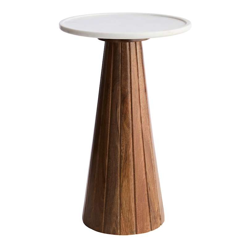 Fabiola Marble Accent Table | At Home