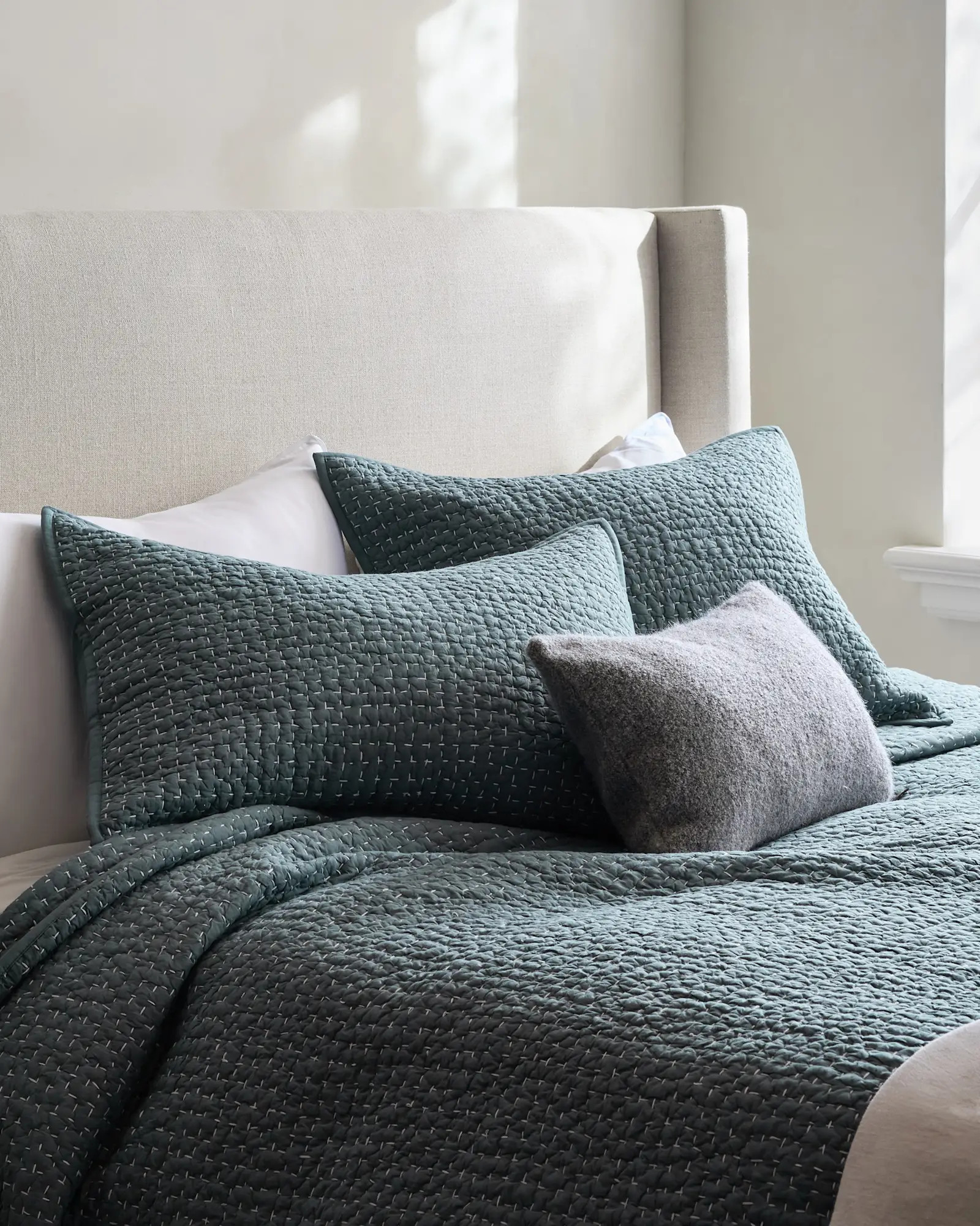 Organic Cotton Hand Stitched Quilt | Quince