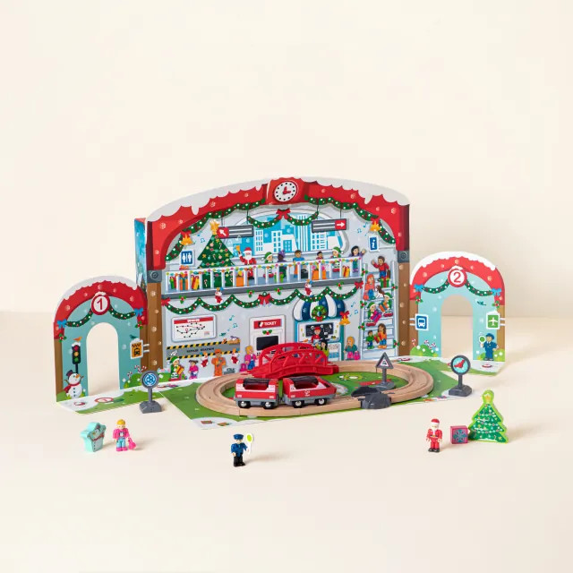 Buildable Train Station Advent Calendar | UncommonGoods