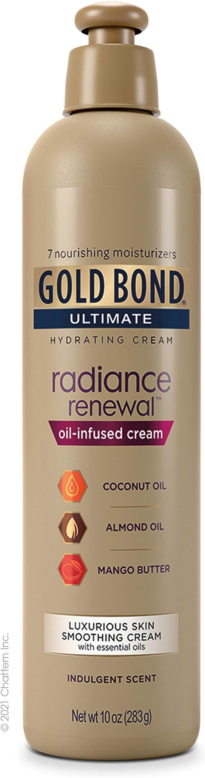 Gold Bond Radiance Renewal Oil-Infused Cream with Essential Oils, 10 Oz | Amazon (US)