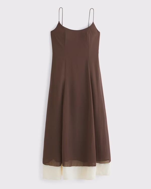Women's Sheer Flowy Maxi Dress | Women's | Abercrombie.com | Abercrombie & Fitch (US)