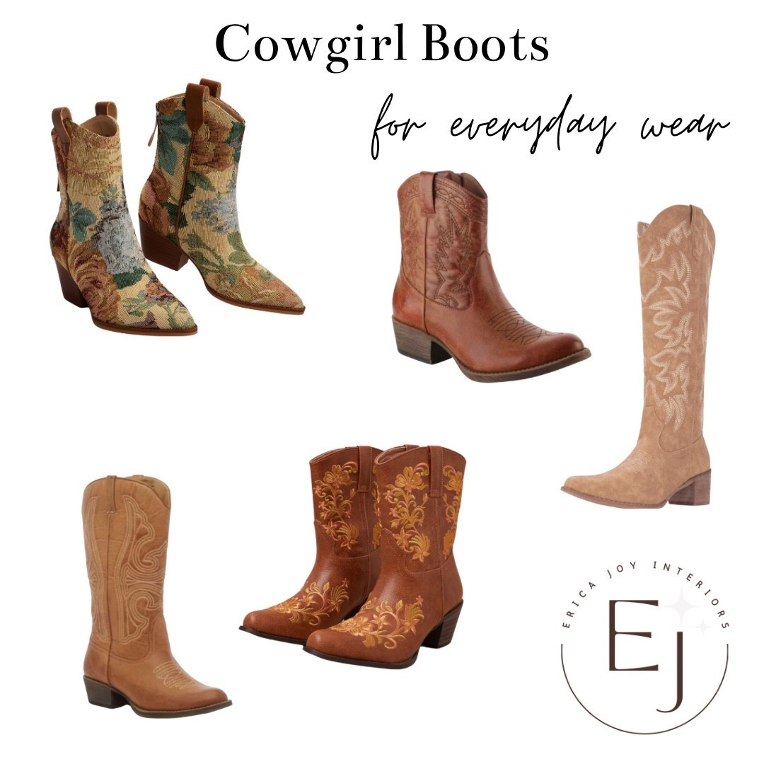 Cowgirl boots for everyday wear

#LTKShoeCrush #LTKSeasonal