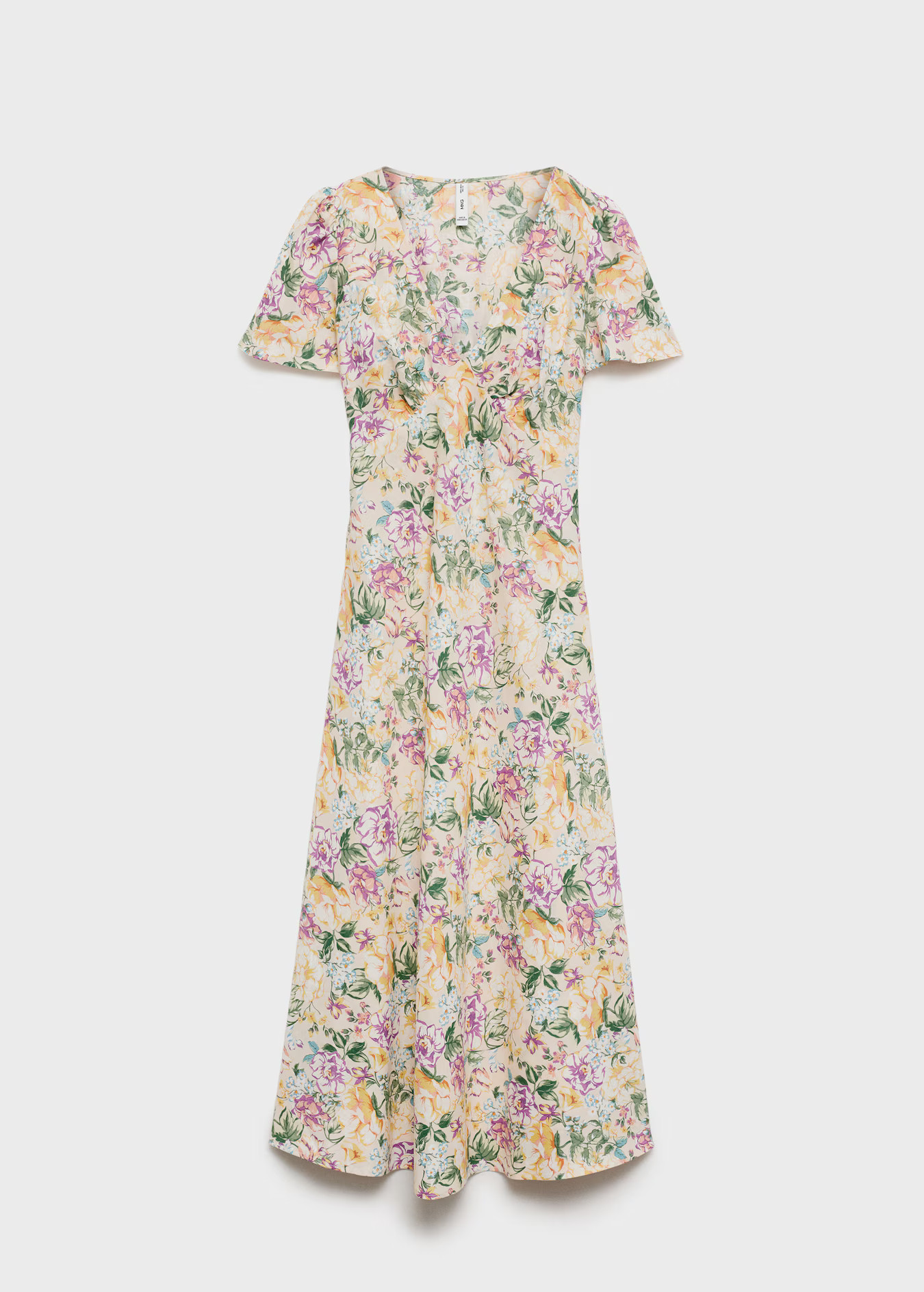 Geblümtes Leinenkleid - Damen | MANGO Deutschland | Mango EU