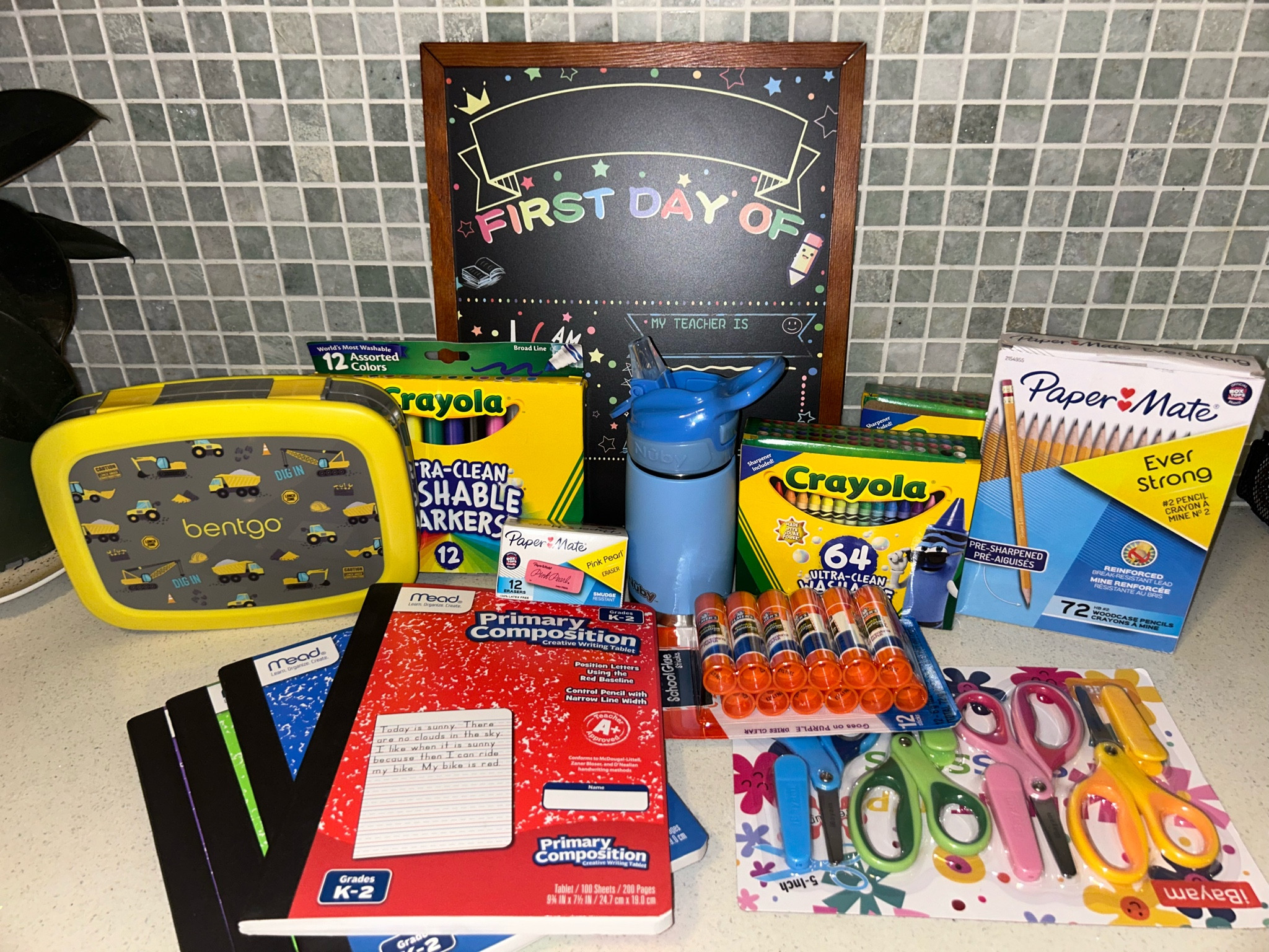 Back to school supplies lunch box water bottles pre k ready 

#LTKBacktoSchool #LTKKids #LTKxNSale