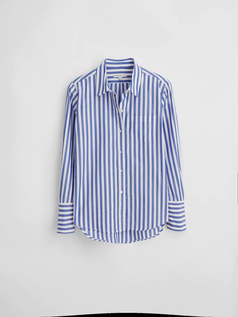 Wyatt Shirt In Bold Stripe | Alex Mill