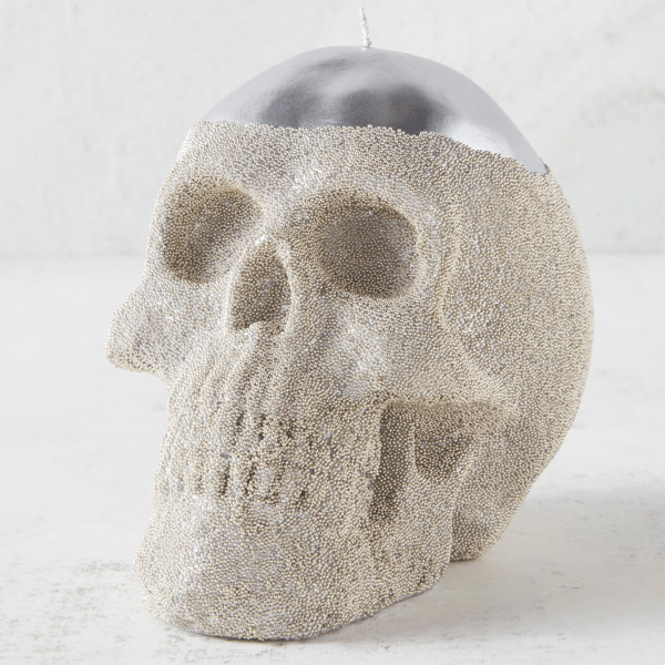 Skull Candle - Silver | Z Gallerie