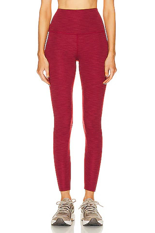 Heather Rib High Waisted Midi Legging | FWRD 