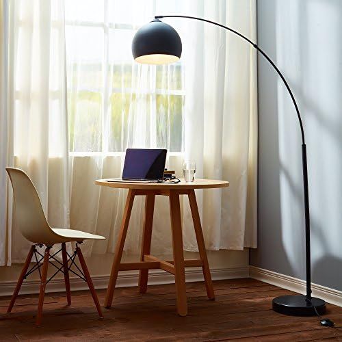 Versanora VN-L00013 Arquer 66.93" Modern Arc Floor Lamp, Black | Amazon (US)