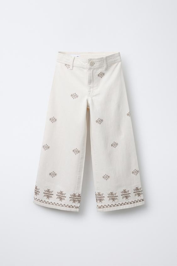 JEANS MARINE CON RICAMI | Zara IT