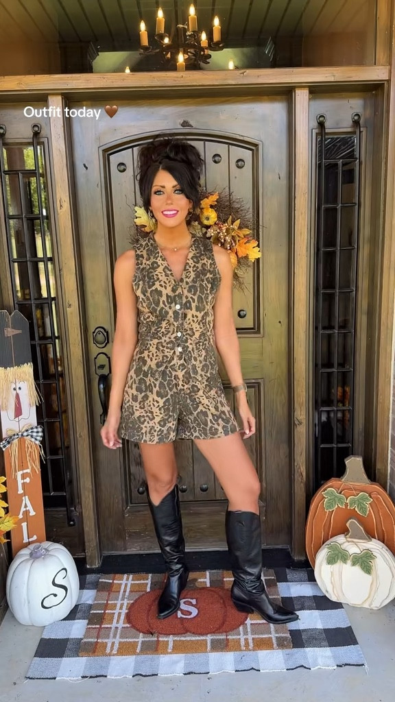 Outfit of the day 🤎
When I received this outfit I was so excited leopard and denim 2 of my favs!! 

OOTD// outfit of the day // leopard outfit// denim on denim// 2 piece outfit // Fall Outfit 

#LTKFamily #LTKFindsUnder50 #LTKStyleTip