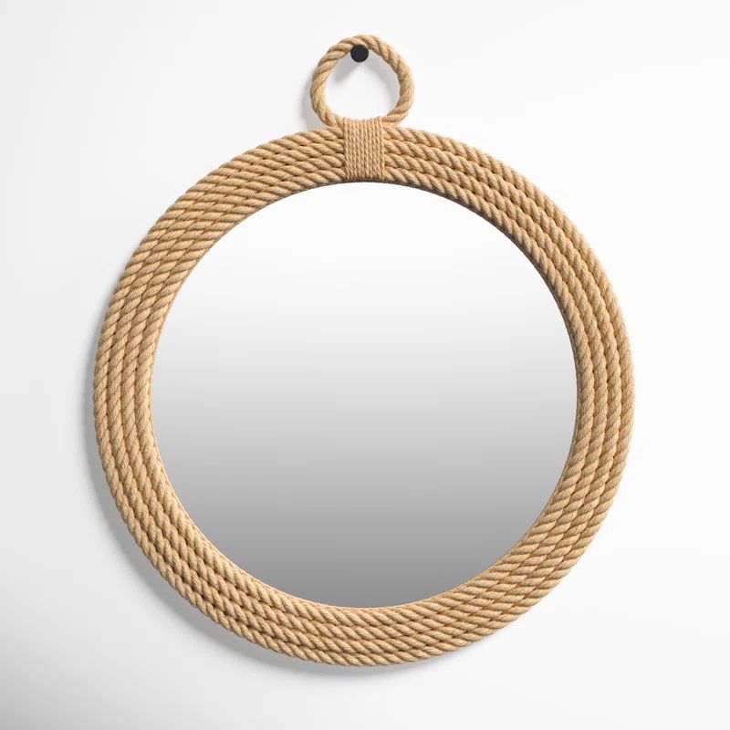 Thistle Rope Round Wall Mirror | Wayfair North America