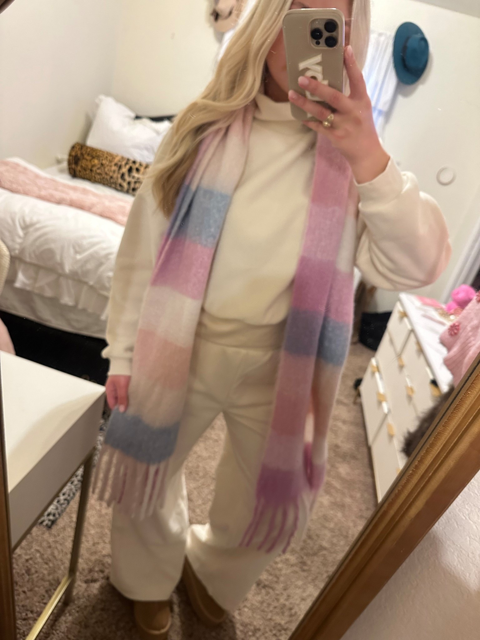 This set from Old Navy is super warm and cozy! Paired it with this colorful scarf for a pop of color. This set is less than $50 right now too!💖✨

Old Navy finds, micro fleece set, Old Navy set, long length sweatpants, plaid colorful scarf, slippers, platform slippers, mock neck sweatshirt, abby_louanne

#LTKTall #LTKSeasonal #LTKSaleAlert