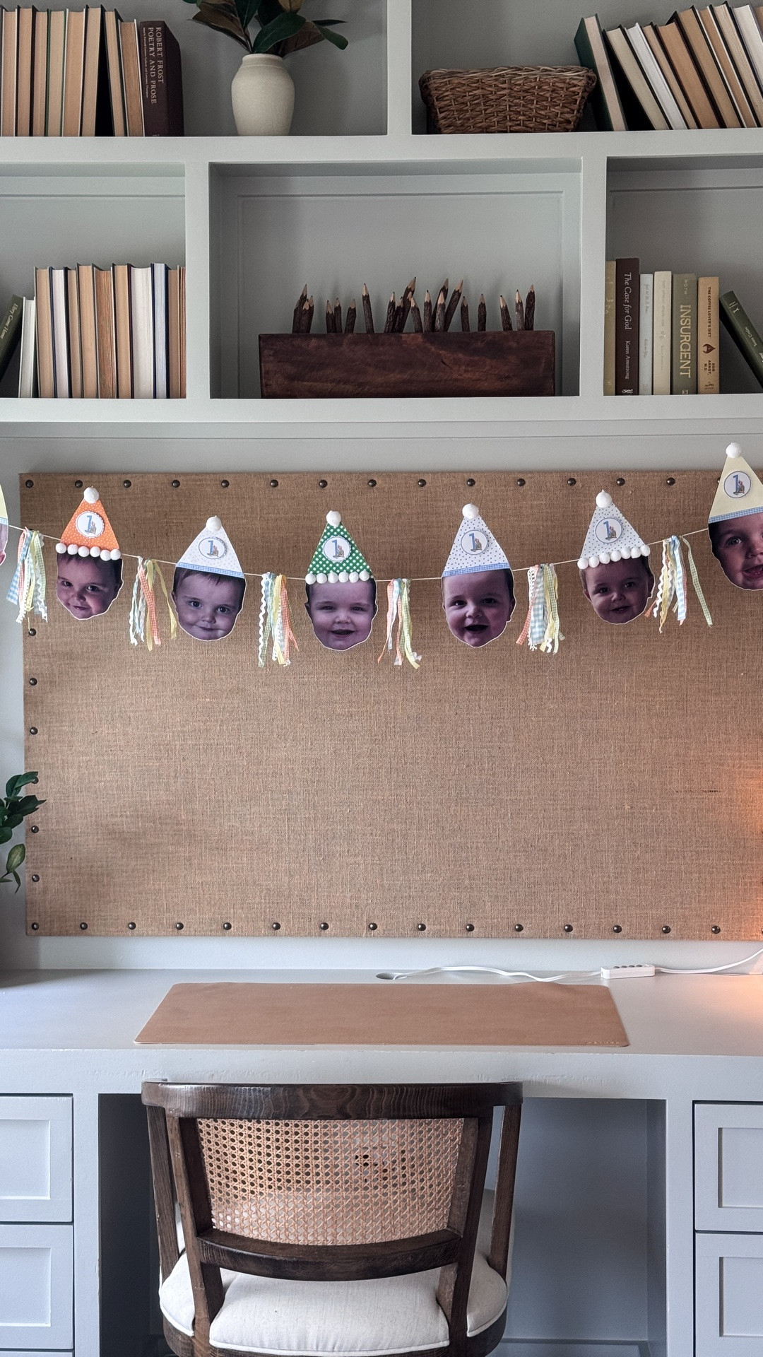 My favorite craft for my baby boy first birthday yet... this custom face banner! 🥹 Linking everything I used to create it! 

*Most of the printed paper sheets I used are from Hobby Lobby (Item # 168963). The solid colors are from Michaels (linked).

#LTKmomlife #LTKBaby #LTKKids