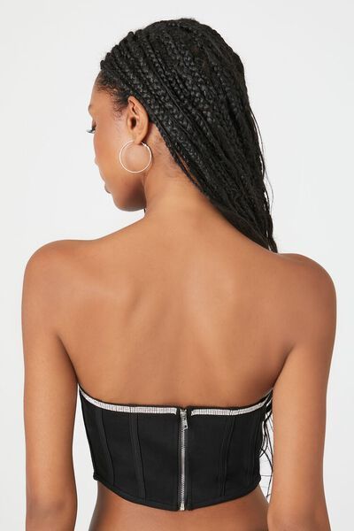 Rhinestone Corset Crop Top | Forever 21