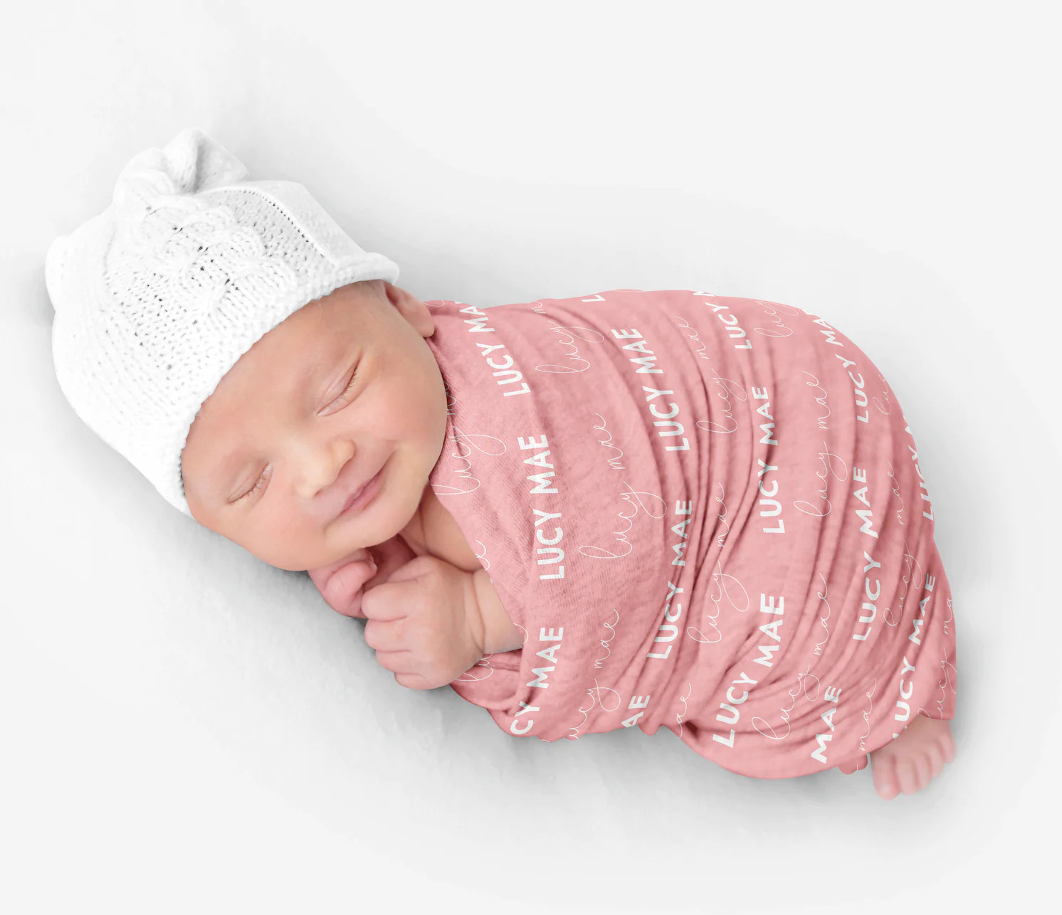 Personalized Swaddle and Hat Set for Boys and Girls | The Little Lemons Company