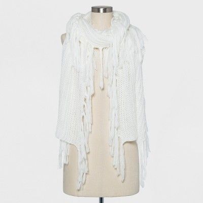 Women's Knit Fringe Scarf - A New Day™ | Target