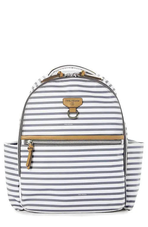 TWELVElittle Midi Go 3.0 Stripe Water Resistant Diaper Backpack at Nordstrom | Nordstrom