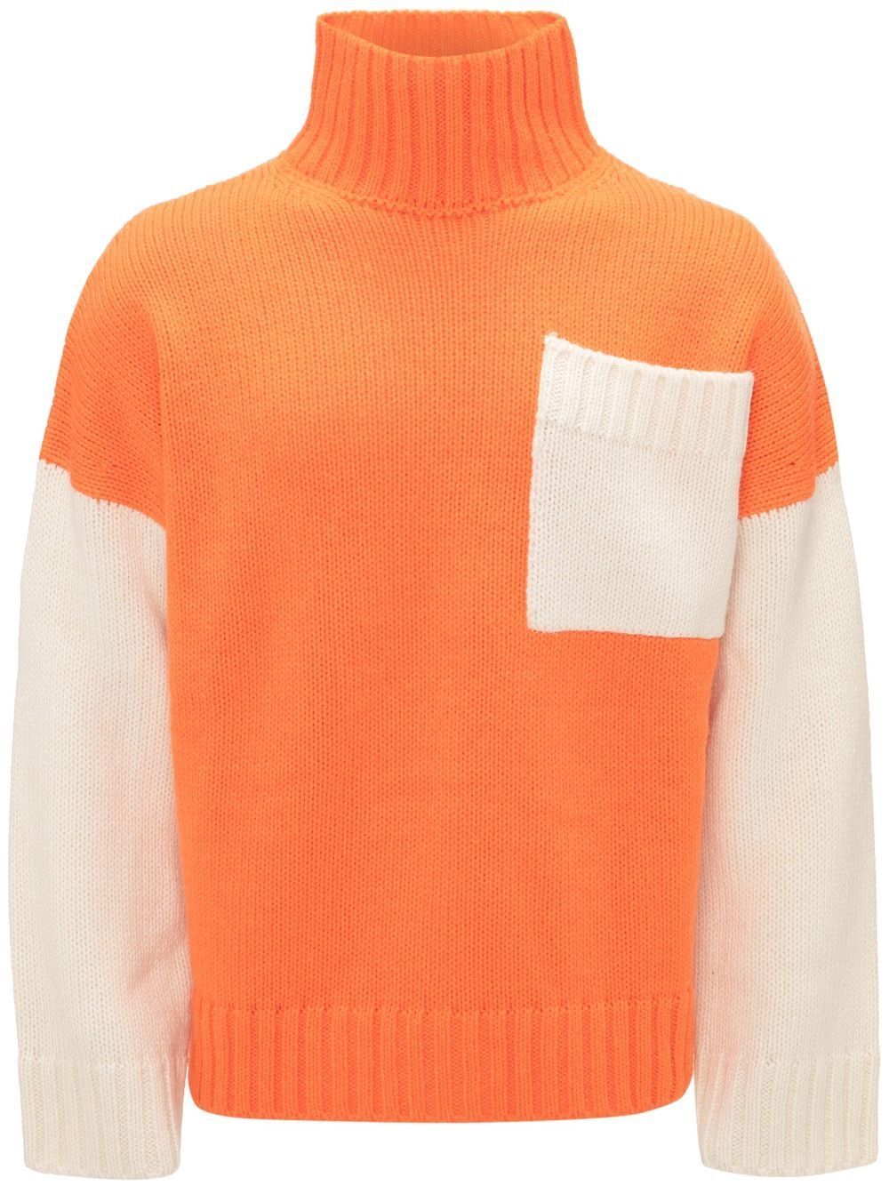 JW Anderson patch-pocket colour-block Jumper - Farfetch | Farfetch Global