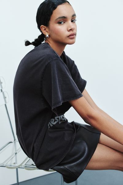 Oversized Printed T-shirt | H&M (US + CA)