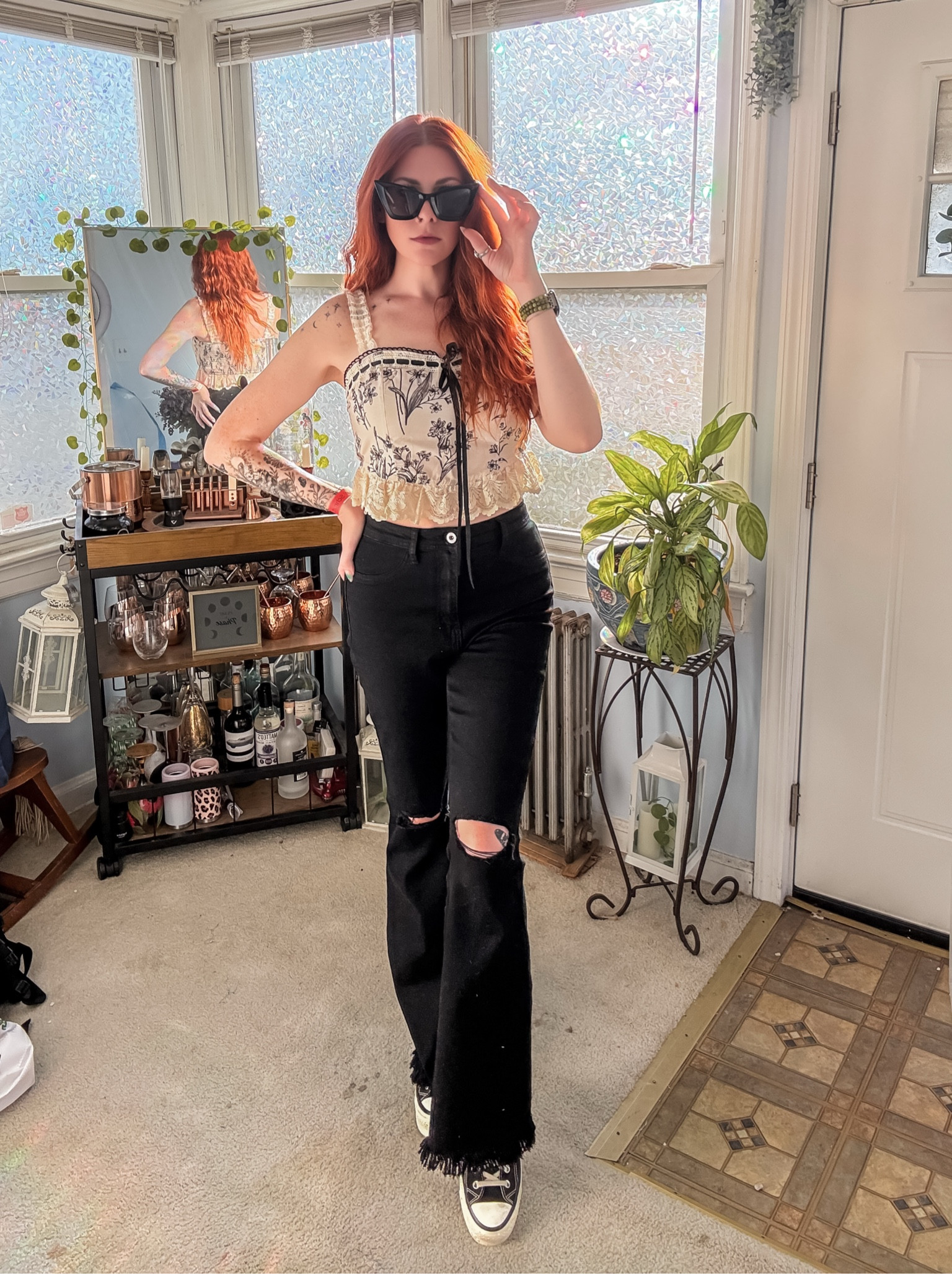 Amazon fashion finds, crop top, fall style, casual style, converse 

#LTKFindsUnder50 #LTKFindsUnder100