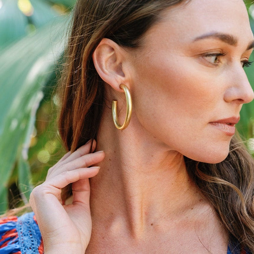 Gold Hoops | Sunshine Tienda