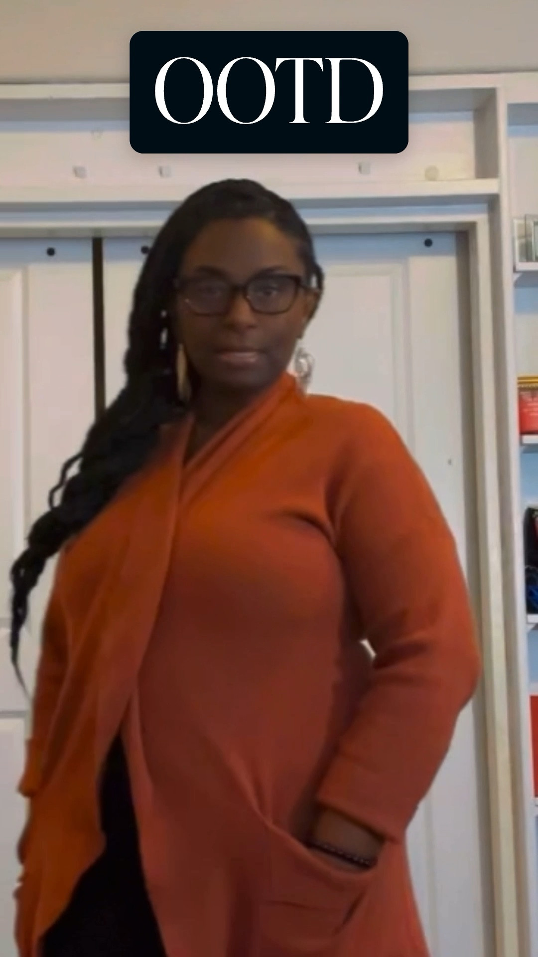 OOD all black accented with open front cardigan you can choose different ways to style it add gold jewelry fall fashion time is clearly here #fall-fashion  #cardigans #winter-wear #coats 

#LTKSeasonal #LTKActive #LTKFindsUnder50